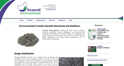 Desktop Screenshot of ecosorb.com